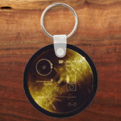 De Voyager Golden Record Sleutelhanger (Voorkant)