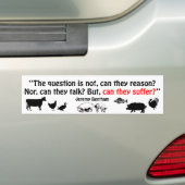 De vraag is niet, kunnen ze een reden zijn... bumpersticker (Op auto)