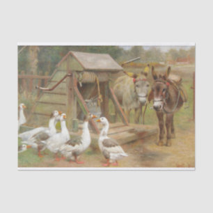 De vraag over de Drink van Herbert William Weekes Tissuepapier