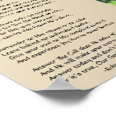 DE VRAAG POEM POSTER (Hoek)