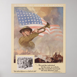 De Vraag van WWII aan Defensie Poster