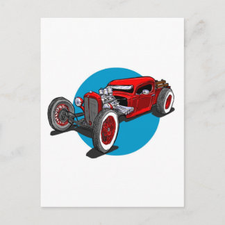 De Vrachtwagen van Ratrod Briefkaart