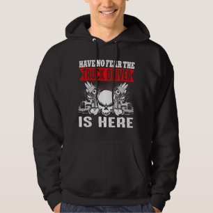 De vrachtwagenchauffeur is er niet. hoodie