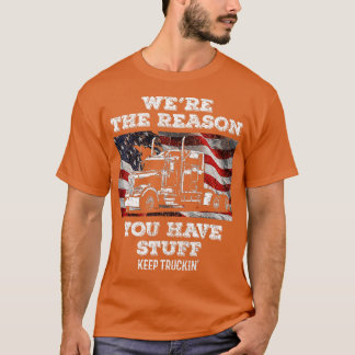 De vrachtwagenchauffeur was de reden waarom je de t-shirt