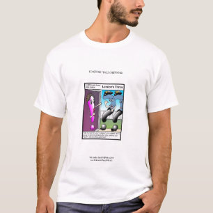 De vragenpolitie: Cartoon Mannen Funny T-shirt