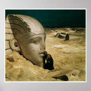 De vragensteller van de Sphinx Poster