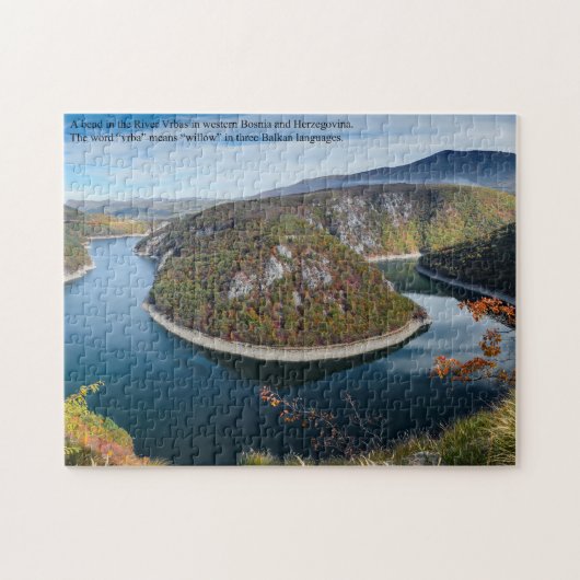De Vrbas in Bosnië Legpuzzel (Horizontaal)