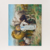 De Vrede door William Strutt Legpuzzel (Verticaal)