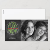 De vrede is met u feestdagenkaart (Voorkant / Achterkant)