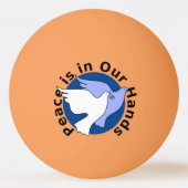 DE VREDE LIGT IN ONZE HANDEN PINGPONGBALLEN (Achterkant)