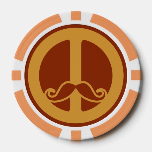 De Vrede Stache aangepaste poker chips (Voorkant)