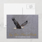 De Vrede van de Liefde van de vreugde - Kale Feestdagenkaart (Voorkant / Achterkant)