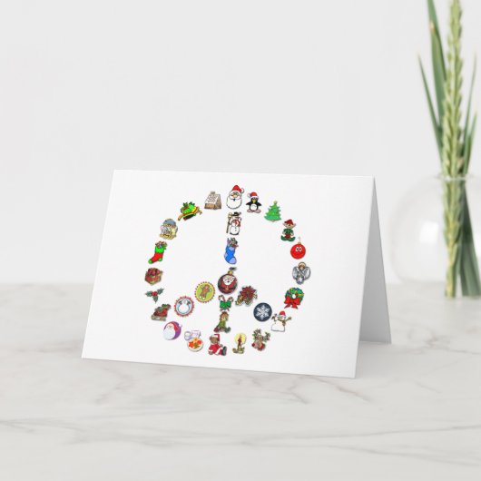 De Vrede van de vakantie Feestdagen Kaart (Voorkant)