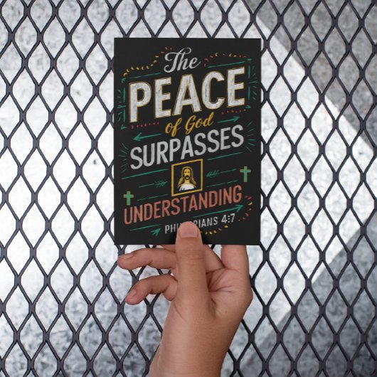 De vrede van God overtreft begrip. Briefkaart
