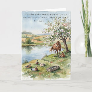 De vrede van Jezus, onze herder: Psalm 23 Kaart