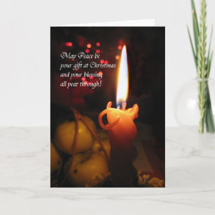De Vrede van mei is uw gift bij Kerstmis Feestdagen Kaart