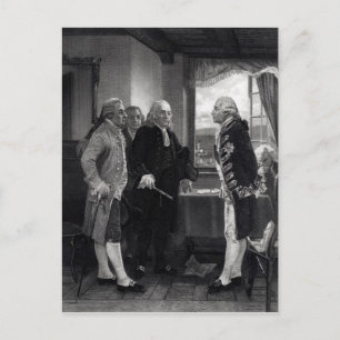 De vredesconferentie van Staten Island Briefkaart