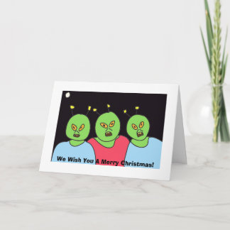 De vreemde Groeten van Kerstmis Feestdagen Kaart