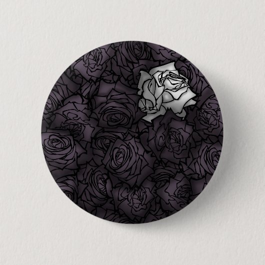 de vreemde ronde button 5,7 cm (Voorkant)