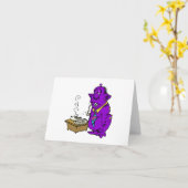 De vreemdeling at mijn computer kaart (Gele Bloem)