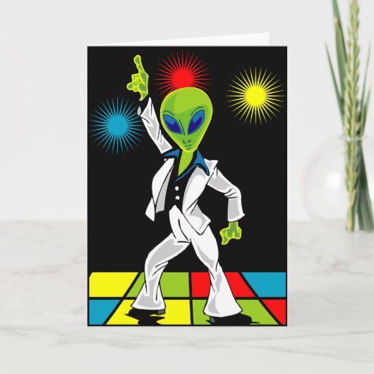 De Vreemdeling van de disco Kaart (Voorkant)