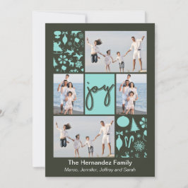 De vreugde Geassorteerde Kaart van de Foto van de