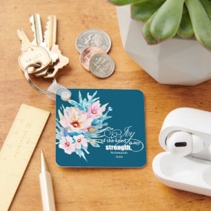 De vreugde van de Heer bloemrijk Sleutelhanger