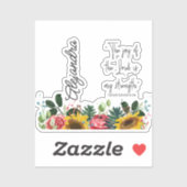 De vreugde van de Heer is mijn kracht. droogtromme Sticker (Vel)