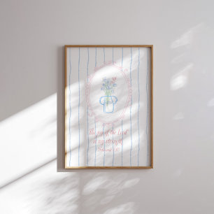 De vreugde van de Heer is mijn kracht en kunst Poster