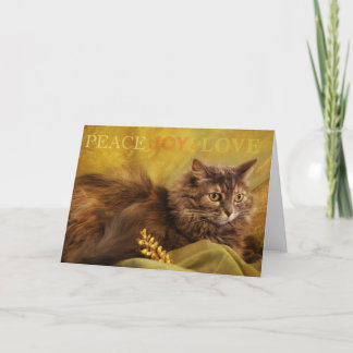 De Vreugde van de Liefde van de vrede Feestdagen Kaart