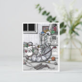 De vreugde van het Unraveling briefkaart (Staand voorkant)