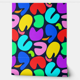 De vreugde van kleuren (donker) behang