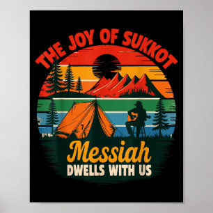 De vreugde van Sukkot Messias woont bij ons Joods Poster