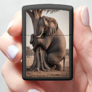 De vreugdevolle knuffel van de olifant in het wild