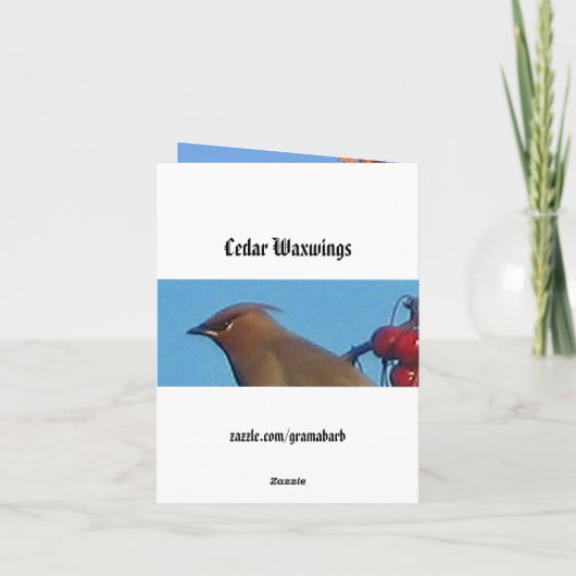 De vriendelijkheid dankt u kaardt bedankkaart (Achterkant)