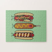 De Vrienden van de hotdog Legpuzzel (Horizontaal)