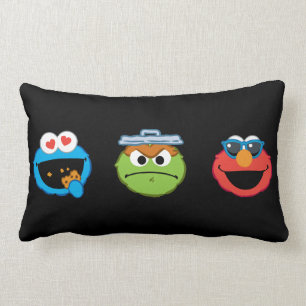 De Vrienden van Emoji van het Sesame Street Kussen