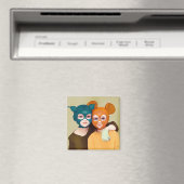 De vrienden van Yip aan Magneet (Insitu (Vaatwasser))