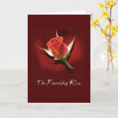 De vriendschap nam toe kaart (Gele Bloem)