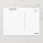 De vriendschap Oak 1 Briefkaart (Achterkant)