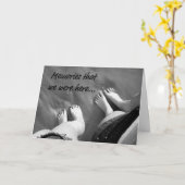 De Vriendschap van het strand Kaart (Gele Bloem)