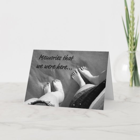 De Vriendschap van het strand Kaart (Voorkant)