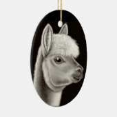 De vriendschappelijke alpaca Ornament (Rechts)