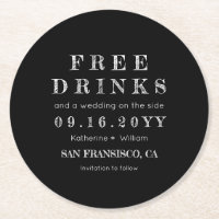 De vrije Drinken van het Chalkboard van de douane