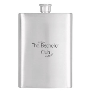de vrijgezellenclub naam jaar stijlvol trendy rond flacon