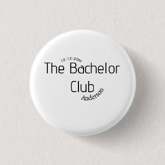 de vrijgezellenclub naam jaar stijlvol trendy rond ronde button 3,2 cm
