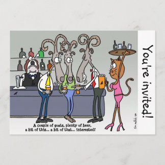 De vrijgezellenfeest kaart