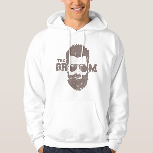 De vrijgezellenfeest van de bruidegom hoodie (Voorkant)