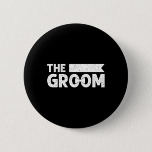 De vrijgezellenfeest van de bruidegom Stag bruidsj Ronde Button 5,7 Cm