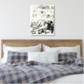 De Vrijheid" Canvas Afdruk (Insitu (Slaapkamer))